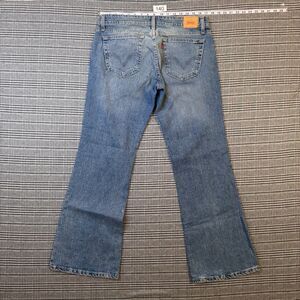 Levi's 524 Too Superlow Women's Jeans Light Blue Denim Flare Size 13M